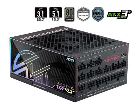 Msi 1600W 80+ Titanium MPG Ai1600TS PCIE5