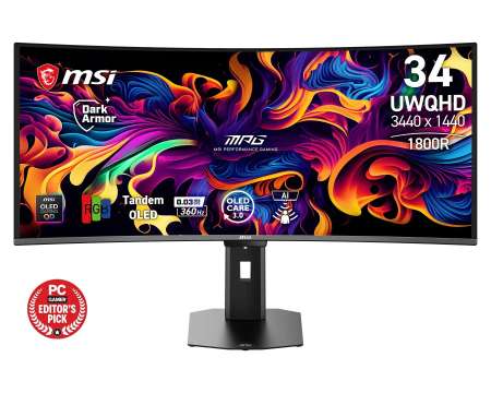 Msi 34" MPG 341CQR QD-OLED X36 OLED Curved Msi 34" MPG 341CQR QD-OLED X36 OLED Curved