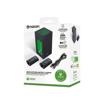 Nacon Double External Battery Charger Dock Black Nacon Double External Battery Charger Dock Black