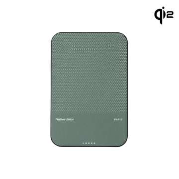 Native Union (Re)Classic Magnetic Power Bank Qi2 5000mAh Slate Green