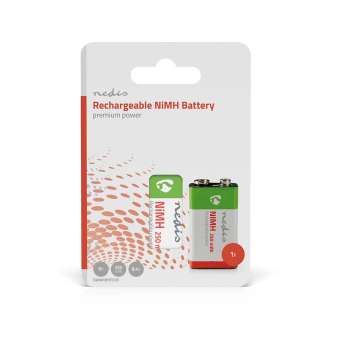 Nedis 250mAh 6LR61 Ni-MH akkumulátor 1db/csomag