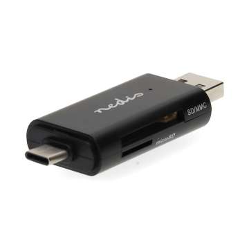 Nedis Card Reader Black