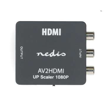 Nedis VCON3456AT 3 xRCA - HDMI Video Converter Black Nedis VCON3456AT 3 xRCA - HDMI Video Converter Black