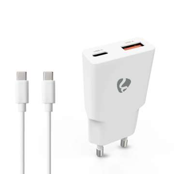 Nedis Wall Charger 20W PD 3.0 with 1,5m USB-C cable White