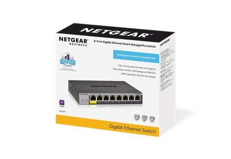 Netgear GS108T-300PES 8-Port Smart Managed Pro Switch