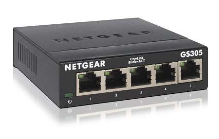 Netgear GS305 5 Port Gigabit Ethernet Unmanaged Switch