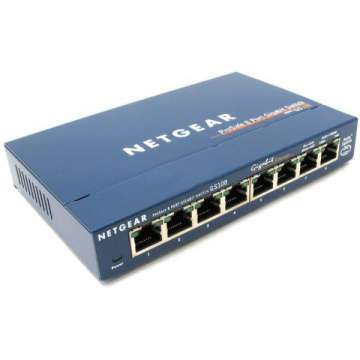 Netgear Switch 8x Gigabit GS108GE ProSafe Plus Netgear Switch 8x Gigabit GS108GE ProSafe Plus