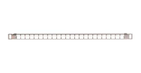 NIKOMAX 24-port Patch Panel 0,5U Grey