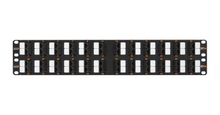 NIKOMAX 48-port Patch Panel 2U Black