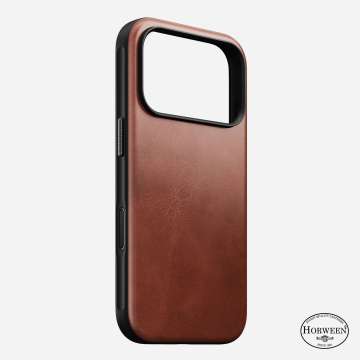 Nomad Modern Horween Leather Case for iPhone 17 Pro Olde Dublin