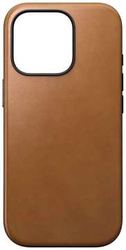 Nomad Modern Leather case english Tan-C iPhone 16 Pro Brown