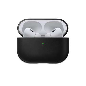 Nomad Modern Leather Case for Airpods Pro 2 Black