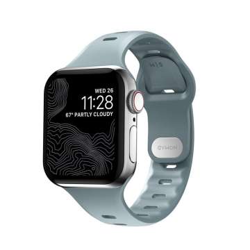 Nomad Sport Slim Strap S/M, glacier blue - Apple Watch 7 (41mm)/6/SE/5/4 (40mm)/3/2/1 (38mm)