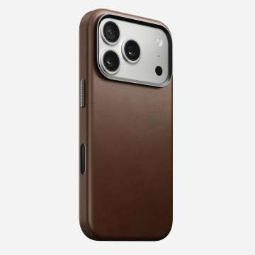 Nomad Traditional Leather Case for iPhone 17 Pro Brown