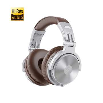 OneOdio Studio Pro C Bluetooth Headphones Silver/Brown