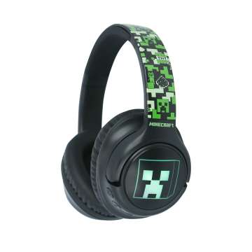 OTL Technologies Minecraft LED Light Up Bluetooth Headset Black/Green