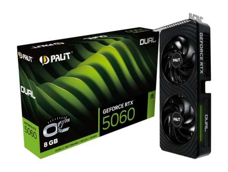 Palit GeForce RTX5060 8GB DDR7 Dual OC Palit GeForce RTX5060 8GB DDR7 Dual OC