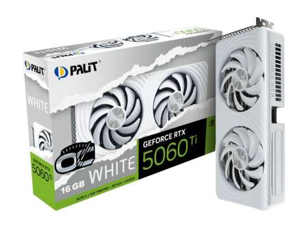 Palit GeForce RTX5060 Ti 16GB DDR7 White OC