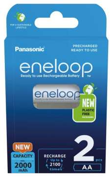 Eneloop 2000mAh AA Ni-MH akkumulátor 2db/csomag Eneloop 2000mAh AA Ni-MH akkumulátor 2db/csomag