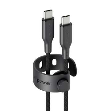 PanzerGlass 240W USB-C to USB-C USB 2.0 cable 1,2m Black