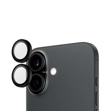 PanzerGlass Hoops Black Camera Lens Protector for iPhone 16 16 Plus PanzerGlass Hoops Black Camera Lens Protector for iPhone 16 16 Plus