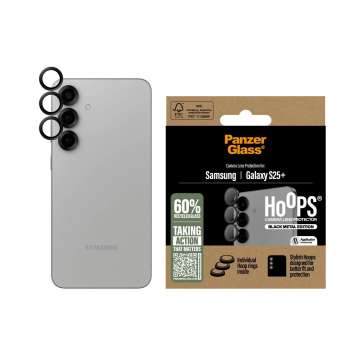 PanzerGlass Hoops Black Lens Protector for Samsung S25+ PanzerGlass Hoops Black Lens Protector for Samsung S25+