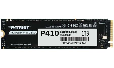 Patriot 1TB M.2 2280 NVMe P410 Black Patriot 1TB M.2 2280 NVMe P410 Black
