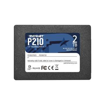Patriot 2TB 2,5" SATA3 P210 Patriot 2TB 2,5" SATA3 P210