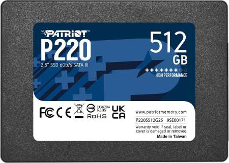 Patriot 512GB 2,5" SATA3 P220