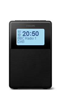 Philips TAR5100/10 Clock Radio Black