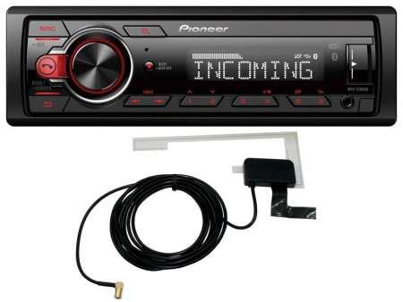 Pioneer MVH-330DABAN AutóHiFi fejegység with DAB Antenne