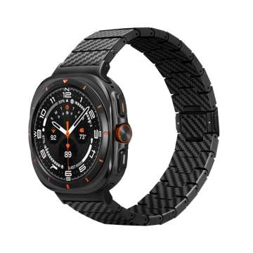 Pitaka Carbon fiber strap for Galaxy Watch Ultra Black Pitaka Carbon fiber strap for Galaxy Watch Ultra Black