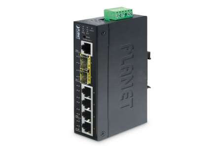 Planet PLANET Industrial L2+, 4 x 10/100/1000T PoE Planet PLANET Industrial L2+, 4 x 10/100/1000T PoE