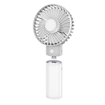 Platinet 2in1 Rechargeable Desk Fan with PowerBank 4000mAh White Platinet 2in1 Rechargeable Desk Fan with PowerBank 4000mAh White