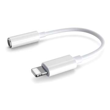 Platinet Lightning - AUX adapter White Platinet Lightning - AUX adapter White