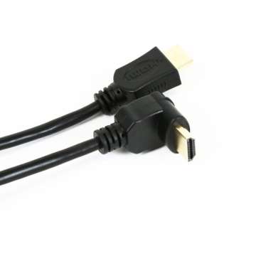 Platinet Omega HDMI 1.4 Gold Angular cable 5m Black