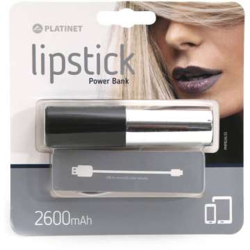 Platinet PMPB26LSS 2600mAh Powerbank Black