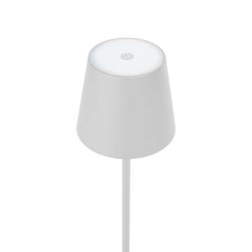 Platinet Table Waterproof IP44 Regulation Rechargable White Platinet Table Waterproof IP44 Regulation Rechargable White