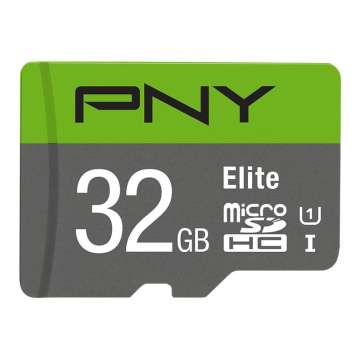 PNY 32GB microSDXC Elite Class 10 UHS-I + adapterrel PNY 32GB microSDXC Elite Class 10 UHS-I + adapterrel