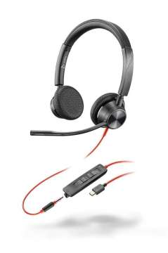 Poly Plantronics Blackwire 3325 USB-C Headset Black