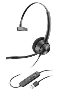 Poly Plantronics EncorePro 310 USB-A Headset Black Poly Plantronics EncorePro 310 USB-A Headset Black