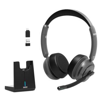 Port Designs Bluetooth stereo microphone helmet with PRO ON''''R 700 base Headset Black