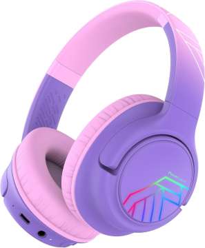 PowerLocus Bobo Kids Bluetooth Headset Purple/Pink