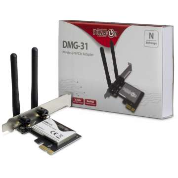 PowerON DMG-31 Wi-Fi 4 PCIe Adapter PowerON DMG-31 Wi-Fi 4 PCIe Adapter