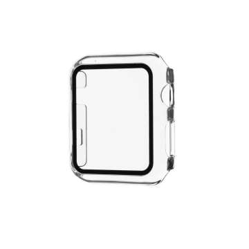 FIXED védőtok edzett üveggel Apple Watch 40mm órához, átlátszó FIXED védőtok edzett üveggel Apple Watch 40mm órához, átlátszó