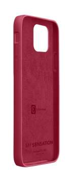Cellularline Protective silicone cover Sensation for Apple iPhone 12 Mini, red