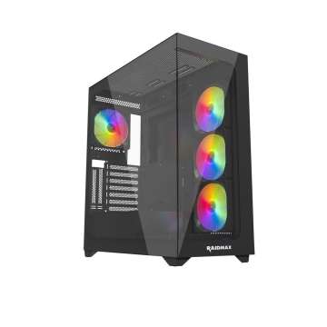 RaidMax i800 Tempered Glass Black