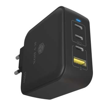 Raidsonic IB-PS1040-PD 100W GaN wall charger with Power Delivery and Quick Charge