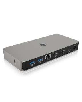 Raidsonic IcyBox IB-DK2880-C41 10-in-1 USB4 Type-C DockingStation with dual video output Grey Raidsonic IcyBox IB-DK2880-C41 10-in-1 USB4 Type-C DockingStation with dual video output Grey