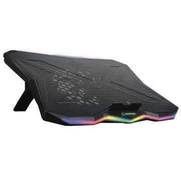 Rampage AD-RC8 Showy RGB Notebook hűtő Black